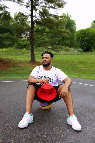 Red Corduroy Satin Lined Bucket Hat