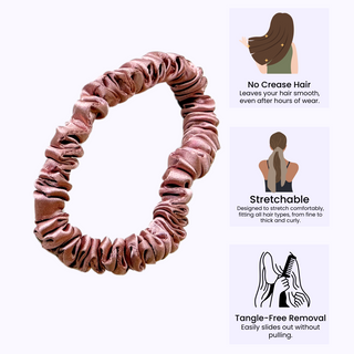 Small Satin Scrunchies – Everyday Hair Essentials (Set of 5)